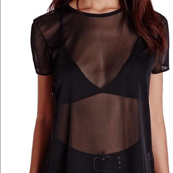 Forever 21 Tops - ‼️✨SALE✨‼️ Black Sheer Top 💕